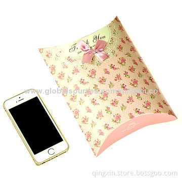 Pillow Boxes with Paper, Available in Various Colors and Sizes, Best Quality, Low-price